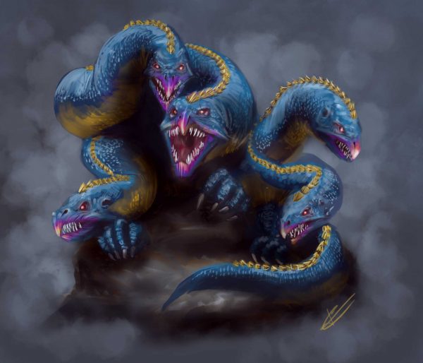 5 Headed Hydra Miniature - Image 2