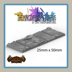 25x50mm Bases 5 Pack