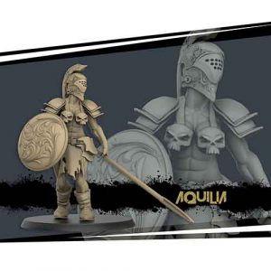 tabletop rpg miniature gladiator aquilia