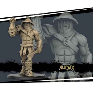 audax gladiator miniature in 28mm scale for tabletop RPGs.