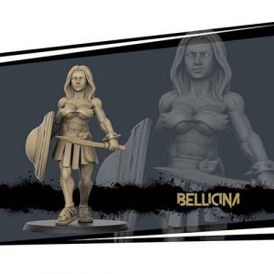 bellicina gladiator miniature in 28mm scale for tabletop RPGs.