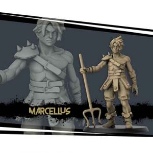 Marcellus gladiator miniature for TTRPGs.