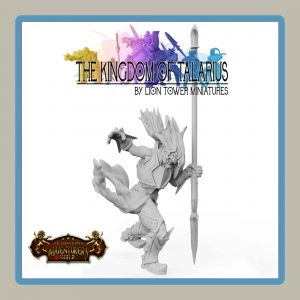 render of abel character miniature