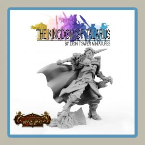 Render of Captain Amara of the Kingdom of Talarius