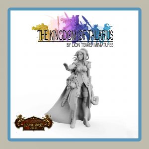 Render of Lilly miniature of the Kingdom of Talarius