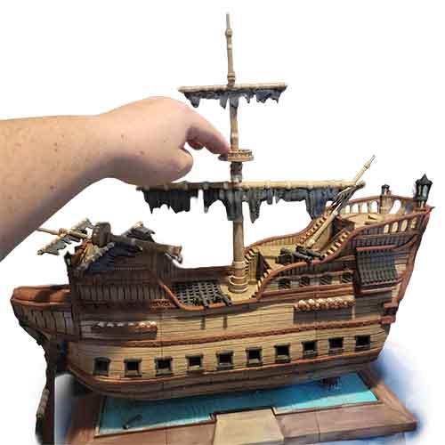 painted pirate ship