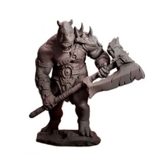 render of 28mm raino miniature