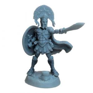 stratego greek general on foot 3d printed