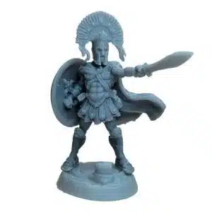 stratego greek general on foot 3d printed