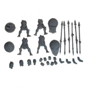 image of 32mm greek hoplite miniatures kit