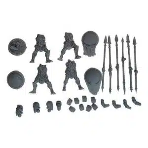 image of 32mm greek hoplite miniatures kit