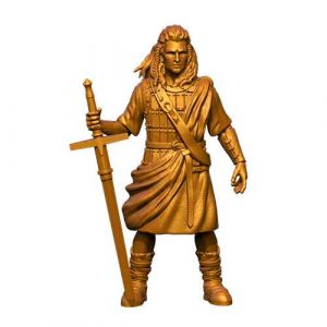 render of 32mm scale model William Wallace