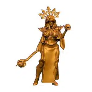 render of 32mm scale model female warrior Melissa