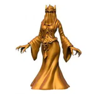 render of 32mm scale model female warrior Nepeste