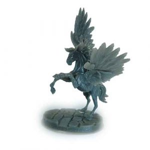 3d resin printed pegasus miniature